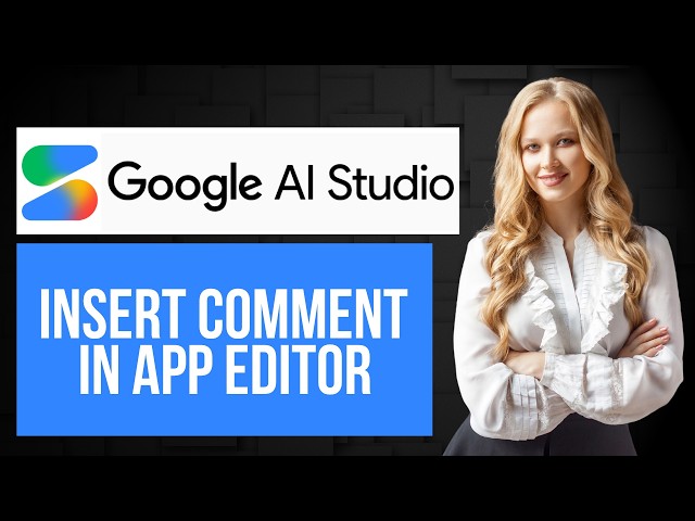 How to Insert Comment in App Project on Google AI Studio | Add Project Annotation