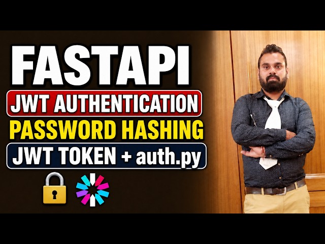 FastAPI JWT Authentication Explained | Password Hashing, JWT Token & auth.py Setup
