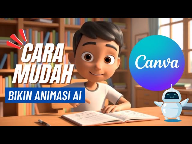 ✨ INI DIA‼ CARA MUDAH Bikin Video Animasi AI di Canva 💃🏻✨