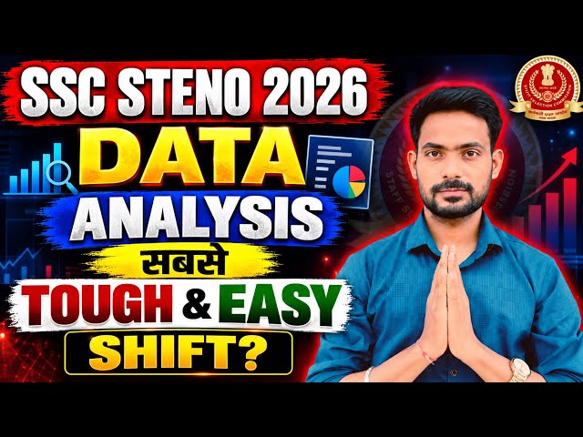 DATA Analysis: Average Attempts Shiftwise || SSC Stenographer 2026 Exam || SSC Steno 2026 Survey