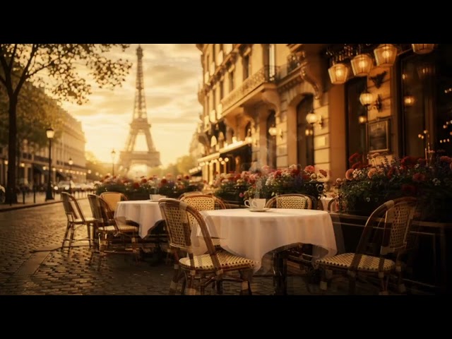 French Cafe Jazz Music ☕ Peaceful Paris Morning Ambience