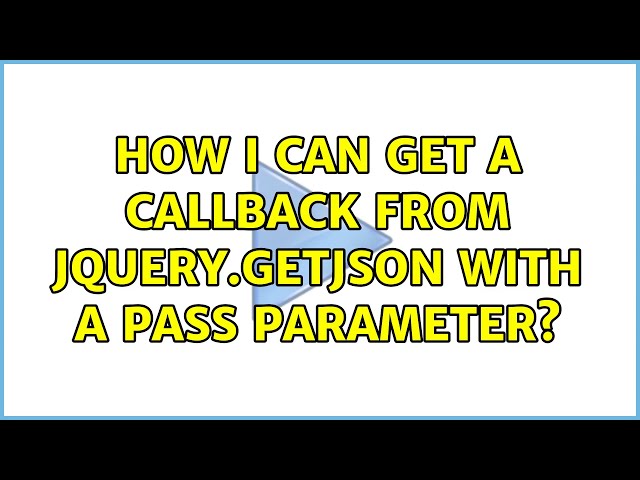 How i can get a callBack from jQuery.getJSON with a pass parameter?