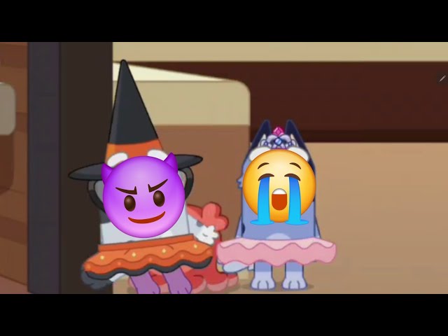 Muffin puts on a scary costume and jumpscares everyone /GROUNDED