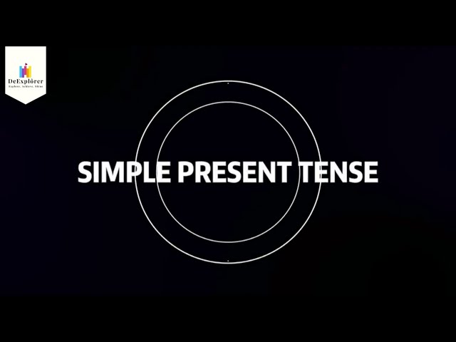 SIMPLE PRESENT TENSE SONG | SING ALONG