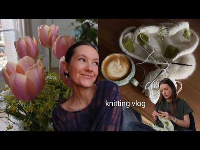 *trying* to finish my current projects | knitting vlog