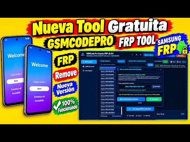 🔥New Free Tool to Remove Samsung FRP 2026 (Android 14/15/16) New 100% Effective Method📲