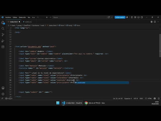 13. HTML - Forms