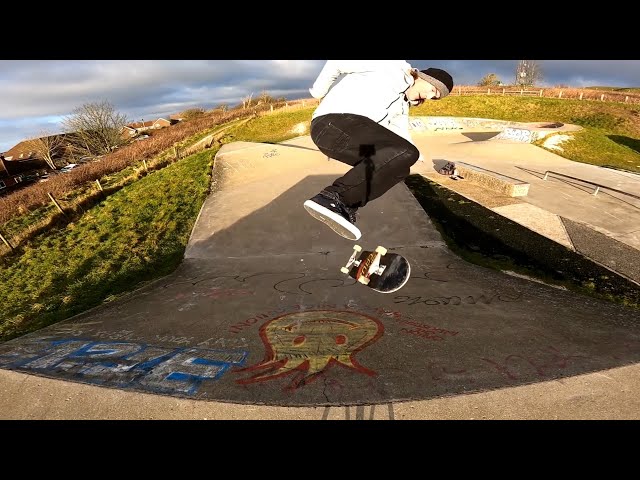 Trying to skate  when its -3 degrees outside