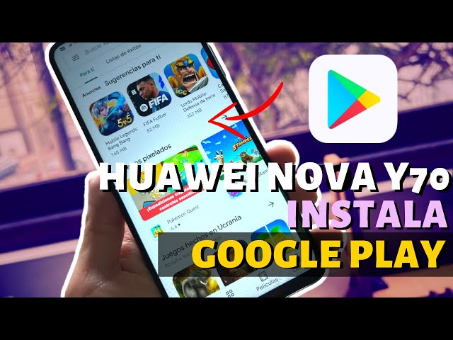 Huawei Nova Y70: INSTALA GOOGLE PLAY (Truco 2022)  Ícono con Gspace