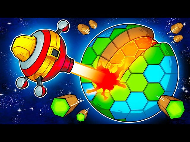 Destroying planets to HARVEST THEIR CORE!
