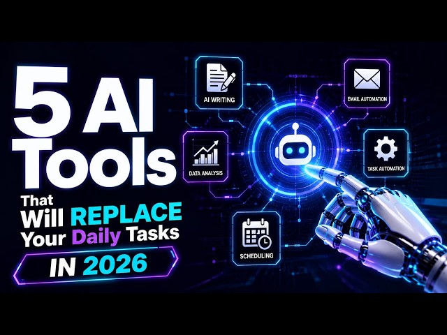 5 AI Automation Tools That Will Replace Your Daily Tasks in 2026 | AI MAP