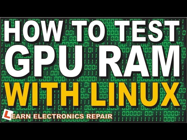 How To Test AMD Radeon GPU RAM memory using Linux Scripts