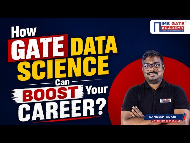 GATE DA 2027: Career Opportunities, AI, ML, Jobs, Salary & IIT Admissions | Sandeep Adari