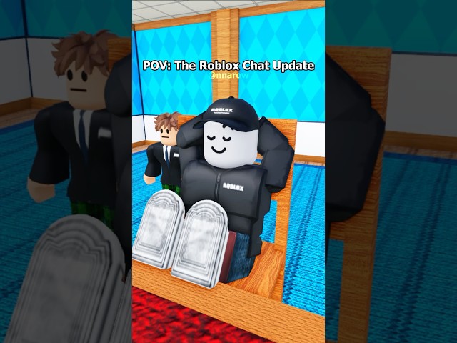 POV: Roblox Chat Update #roblox #robloxanimation
