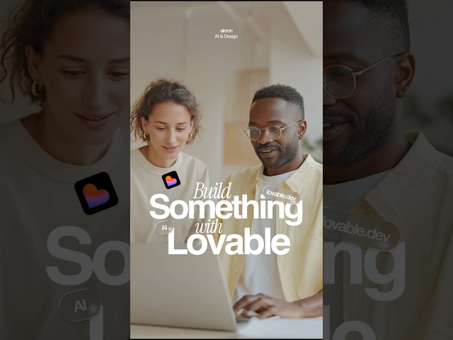 What if your next app started with a sentence? 👀⚡Meet Lovable #Lovable #AI #WebDevelopment #AITools
