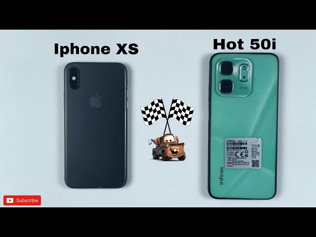 iPhone XS Vs Infinix Hot 50i Speed Test And Comparison 