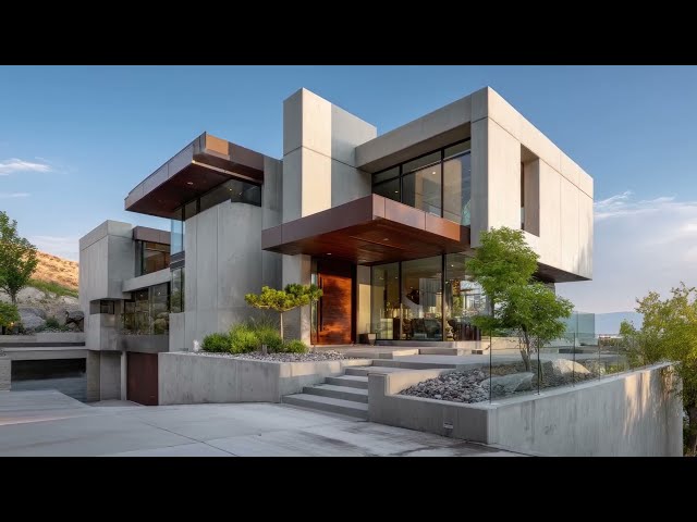 Modern Concrete Perfected | Minimalist Dream Home Inspiration