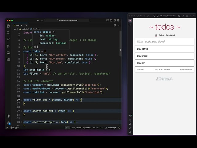 Filtering and Immutability