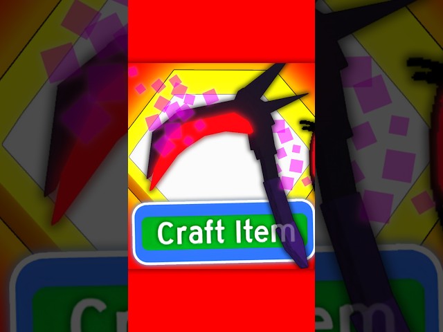 CRAFTING DARK SCYTHE! 🤩🤩🤩 #shorts #roblox