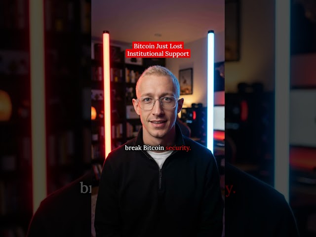 Bitcoin Just Lost Institutional Support