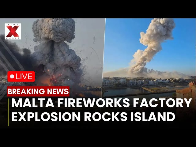 LIVE : Fireworks Factory Explosion Rocks Malta Near Salina Causing Widespread Damage | NewsX World
