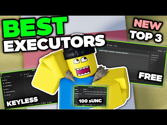 TOP 3 FREE Roblox Executors STILL Working After Update 2026 – Velocity, Real & ByteBreaker