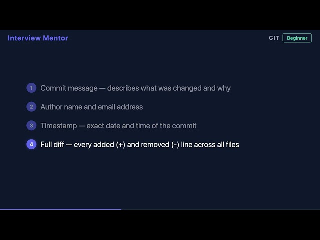 How to View a Specific Git Commit's Details