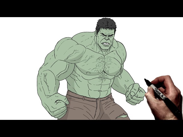 How To Draw Hulk | Step BY Step | Brand New Day