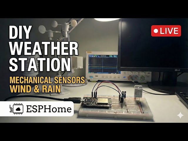 Live Build: The Ultimate DIY Weather Station (Part 2) - The Mechanical Sensors