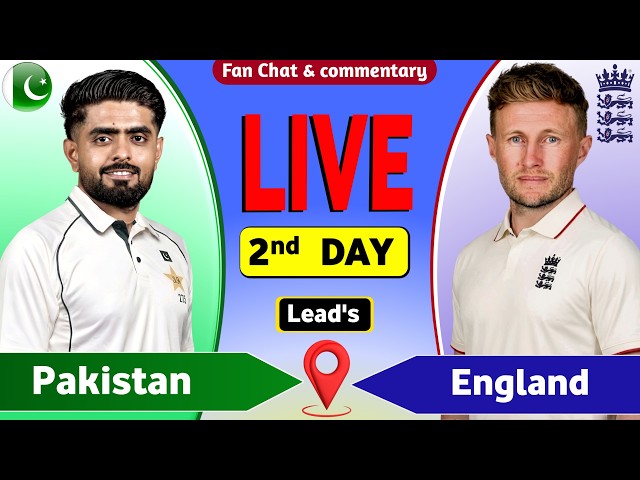 Pakistan vs England Live Match Today | PAK vs ENG 1st Test Day 2  Live Cricket Score & Commentary