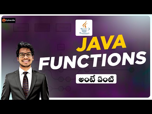 Functions in Java Telugu