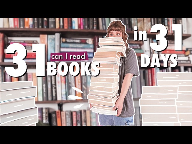 Can I Actually Read 31 Books in 31 Days? 🤪📚 READING VLOG