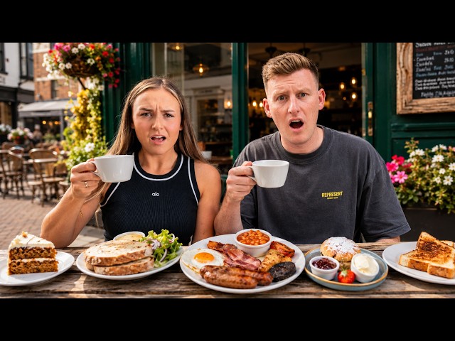 ONLY EATING IN BRITISH CAFES FOR 24 HOURS