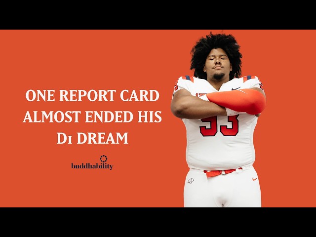 One Report Card Almost Ended His D1 Dream