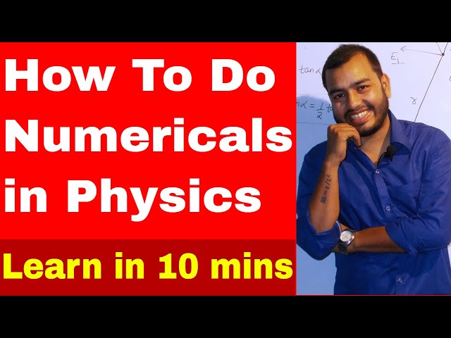 How To Solve Physics NumericaLs | How To Do NumericaLs in Physics | How To Get 90 in Physics |