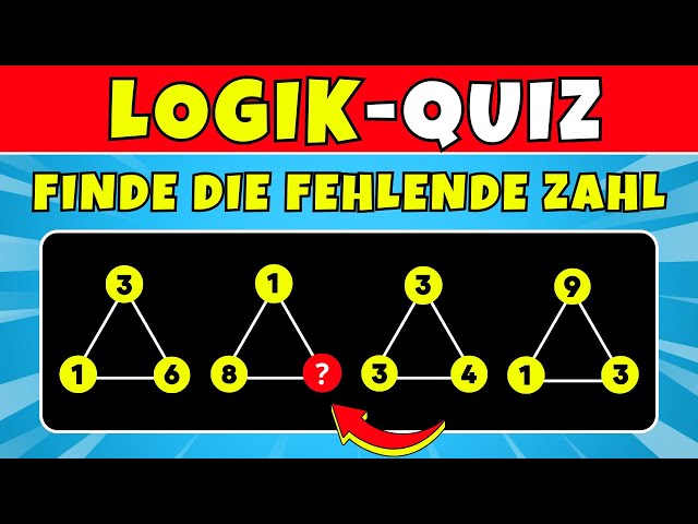 Kannst du diese Zahlenreihe lösen ? 🧠 Logik Test für schlaue Köpfe ! 🧩