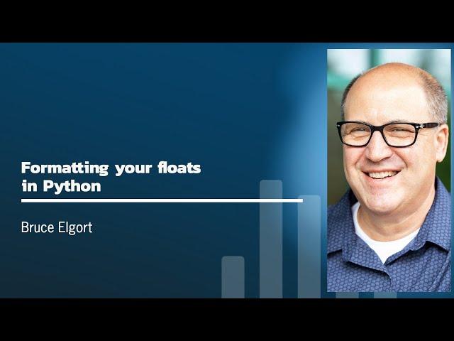 Formatting your floats in Python