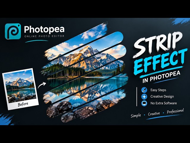 Strip effect - photoshop tutorial | strip effect #photoshoptutorial #stripeffect