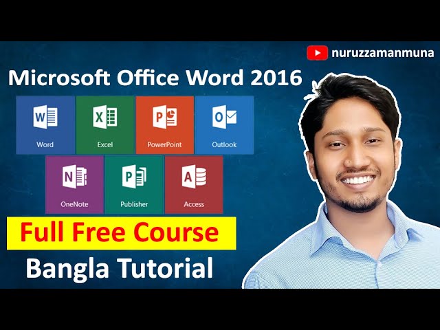 Microsoft #word 2016 Tutorials for Beginners Full Courses (Bangla) #microsoft #technology #google