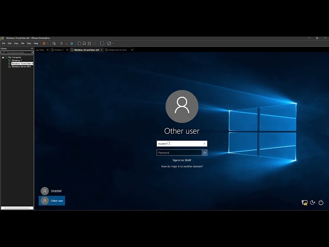 Active Directory User Account Creation and Windows 10 Authentication  Windows Server 2012