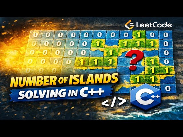 Leetcode Number of Islands C++ Solution Explanation!