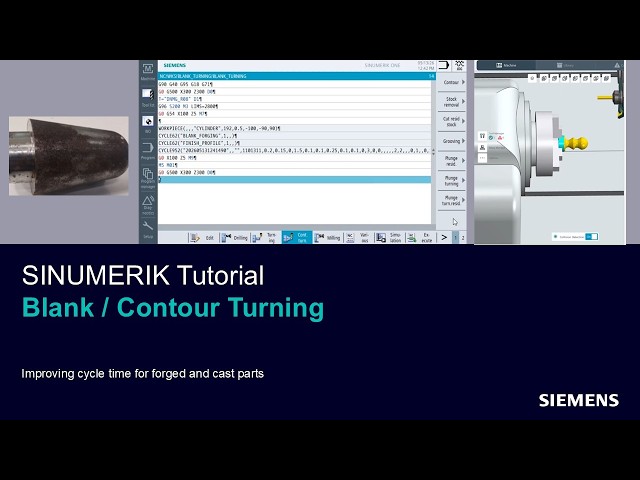 SINUMERIK Tutorial Blank Turning