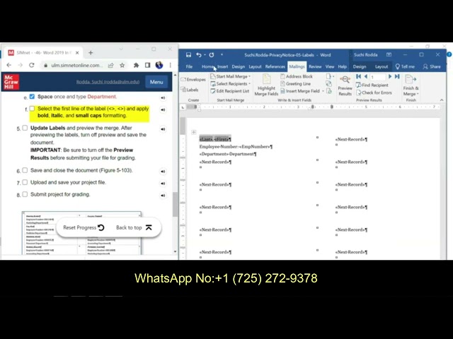 Word 2019 Chapter 5 Independent Project 5 6b|SIMnet| SIMnetChapter 5 Independent Project 5 6b|