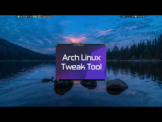 ArcoLinux : 3708 ArchLinux Tweak Tool on Mabox Linux - Manjaro based