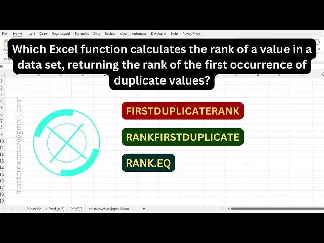 #174 - Excel formula question and answer