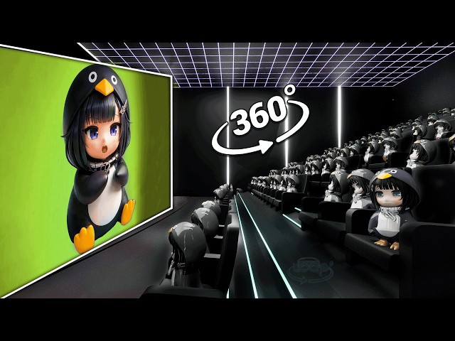 GuguGaga Penguin - Cinema Hall | 4K VR 360° Video