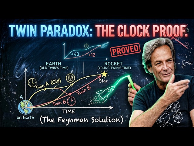 What Everyone Gets Wrong About the Twin Paradox (Feynman Style Relativity)