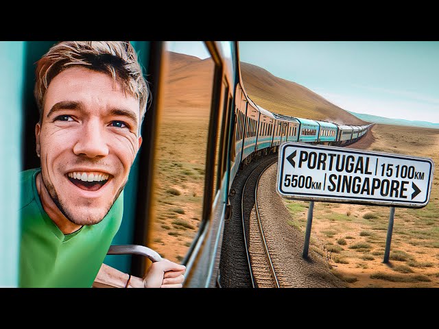 I made the longest train journey in the world in 25 days.