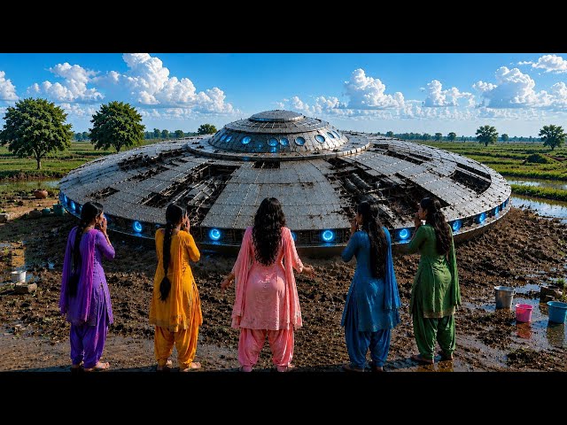 👽 Five Village Sisters Save Earth from an Alien UFO Invasion | Cinematic AI Story
