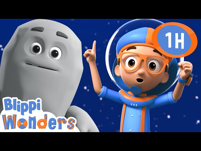 Let’s Explore the Moon with Blippi! 🌝🪐 | Blippi Wonders Educational Videos for Kids